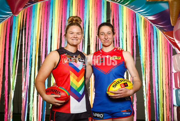 AFLW 2024 Media - Pride Round Launch - A-55189752