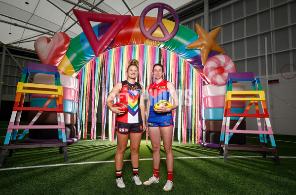 AFLW 2024 Media - Pride Round Launch - A-55189754