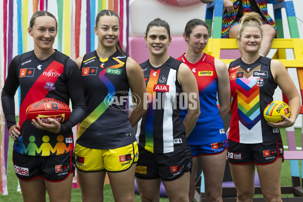 AFLW 2024 Media - Pride Round Launch - A-55195396