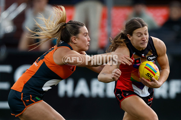 AFLW 2024 Round 07 - St Kilda v GWS - A-55205861