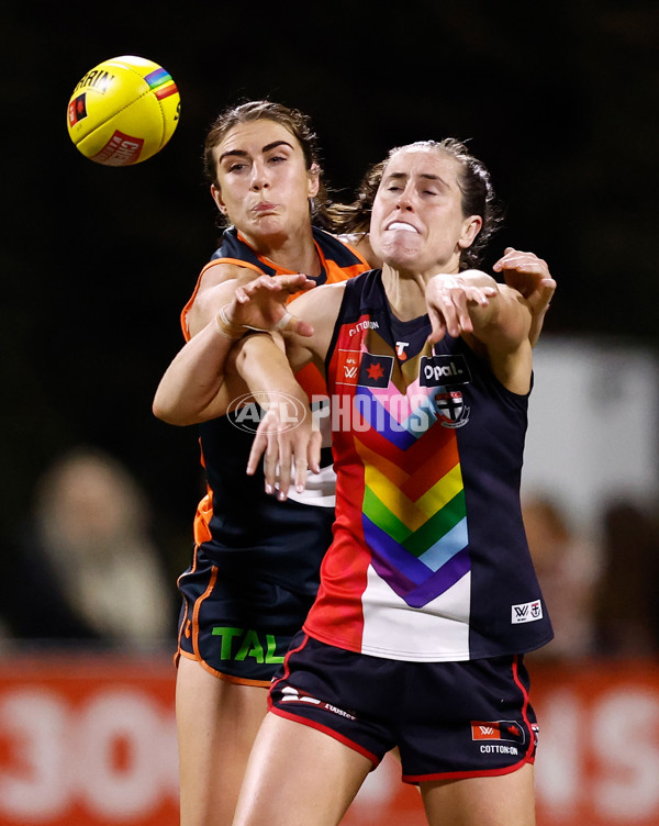 AFLW 2024 Round 07 - St Kilda v GWS - A-55208998