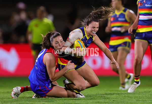 AFLW 2024 Round 07 - Adelaide v Melbourne - A-55214466