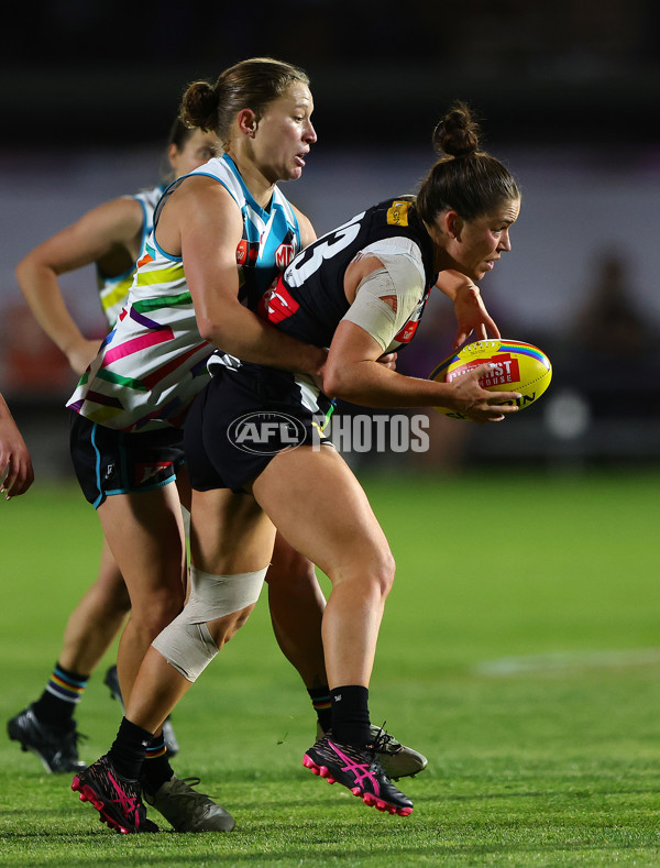 AFLW 2024 Round 07 - Port Adelaide v Collingwood 5 - A-55221181