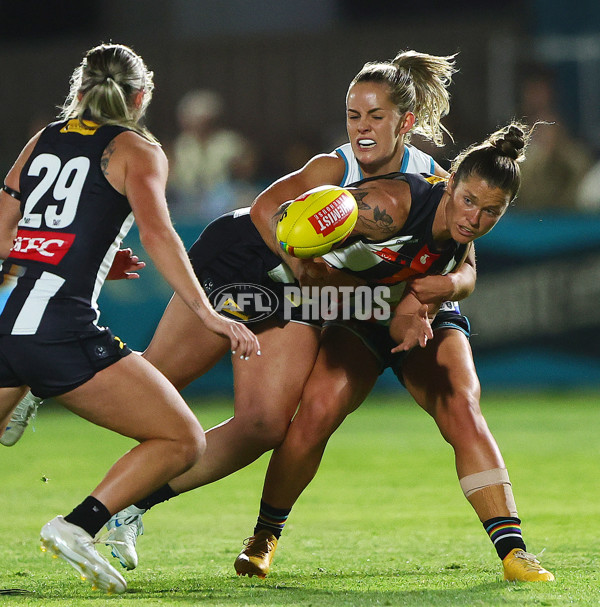 AFLW 2024 Round 07 - Port Adelaide v Collingwood - A-55221659