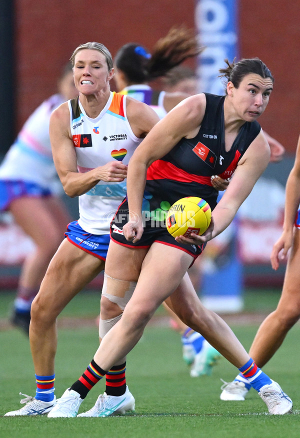 AFLW 2024 Round 07 - Western Bulldogs v Essendon - A-55223563