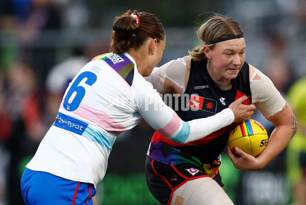 AFLW 2024 Round 07 - Western Bulldogs v Essendon - A-55223564