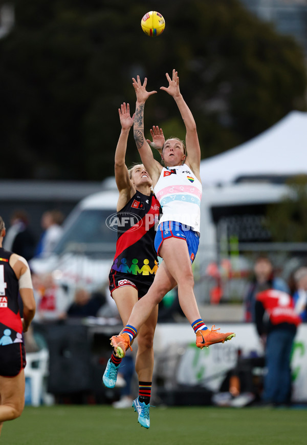 AFLW 2024 Round 07 - Western Bulldogs v Essendon - A-55225265