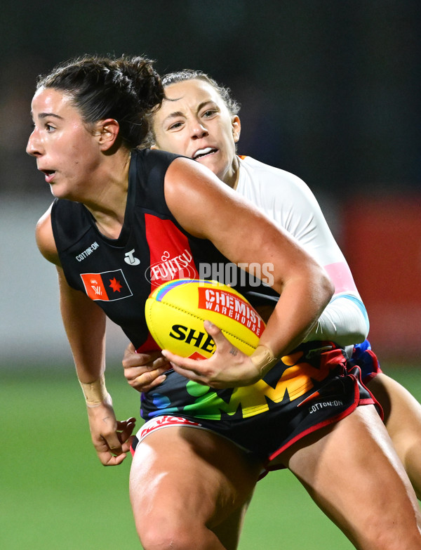 AFLW 2024 Round 07 - Western Bulldogs v Essendon - A-55227884