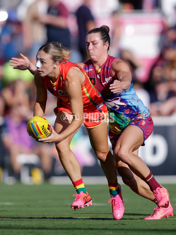 AFLW 2024 Round 07 - Brisbane v Gold Coast - A-55251423