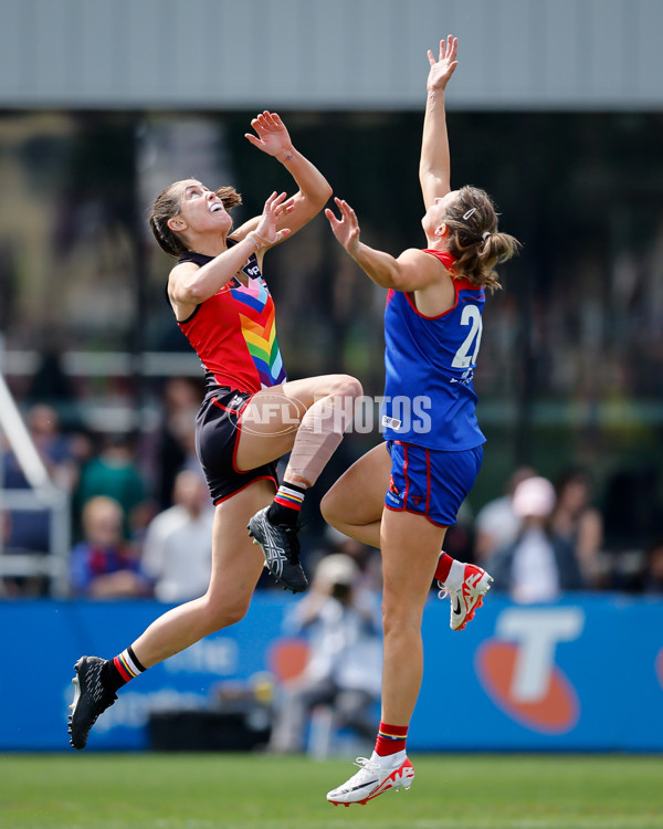 AFLW 2024 Round 07 - St Kilda v Melbourne - A-55264867