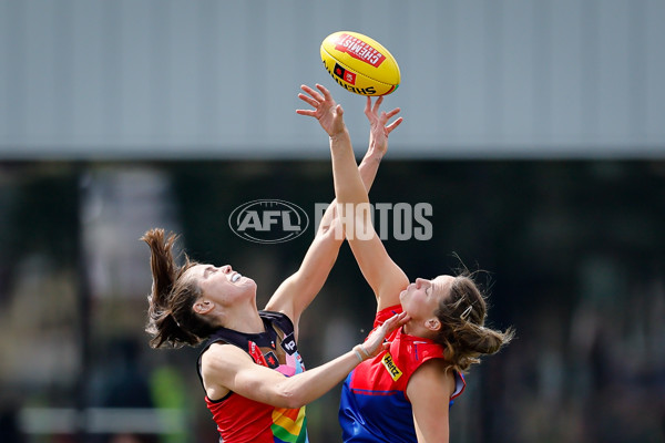 AFLW 2024 Round 07 - St Kilda v Melbourne - A-55266609