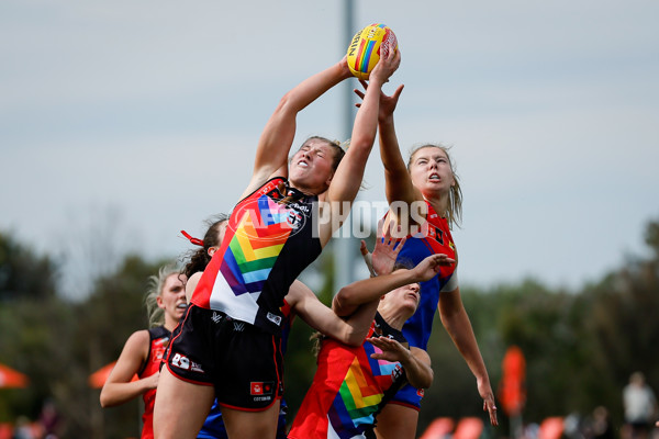 AFLW 2024 Round 07 - St Kilda v Melbourne - A-55267389