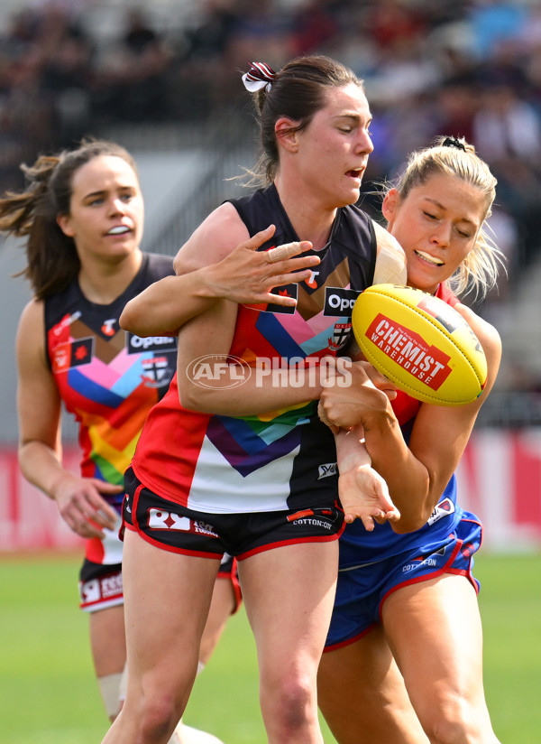 AFLW 2024 Round 07 - St Kilda v Melbourne - A-55269831