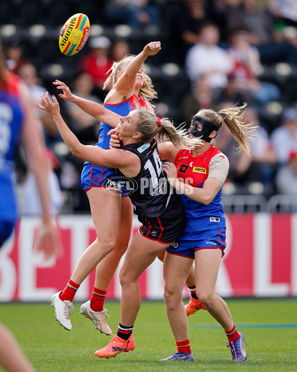 AFLW 2024 Round 07 - St Kilda v Melbourne - A-55269944