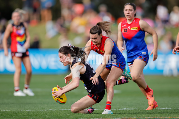 AFLW 2024 Round 07 - St Kilda v Melbourne - A-55273064