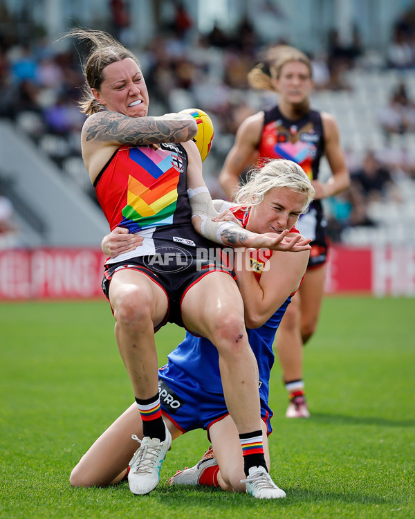 AFLW 2024 Round 07 - St Kilda v Melbourne - A-55275153