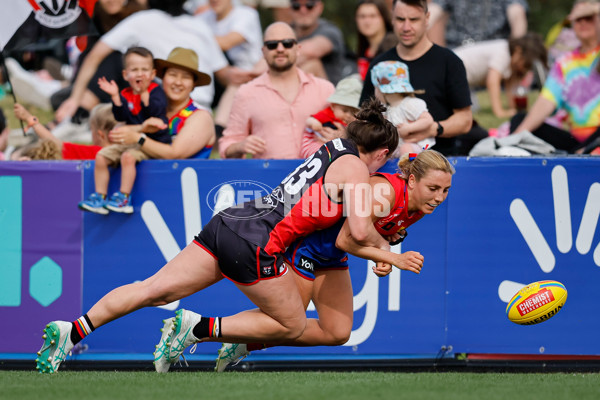 AFLW 2024 Round 07 - St Kilda v Melbourne - A-55275157