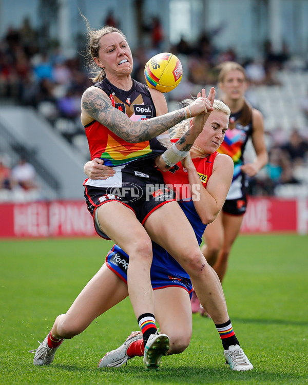 AFLW 2024 Round 07 - St Kilda v Melbourne - A-55275929