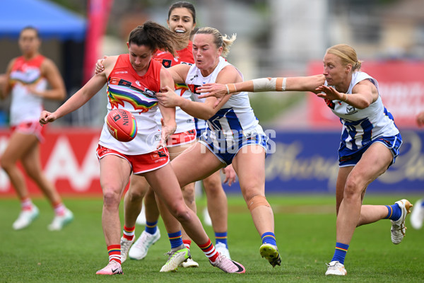 AFLW 2024 Round 07 - North Melbourne v Sydney - A-55275985