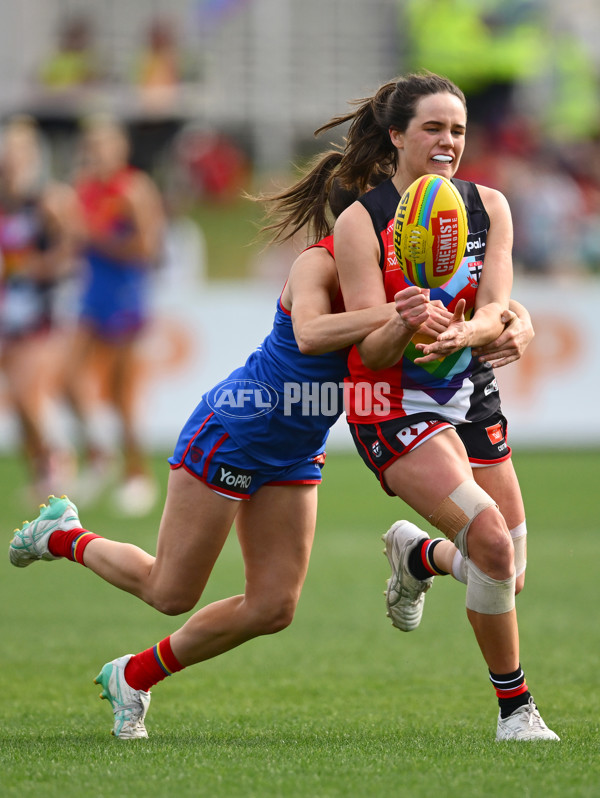 AFLW 2024 Round 07 - St Kilda v Melbourne - A-55278053