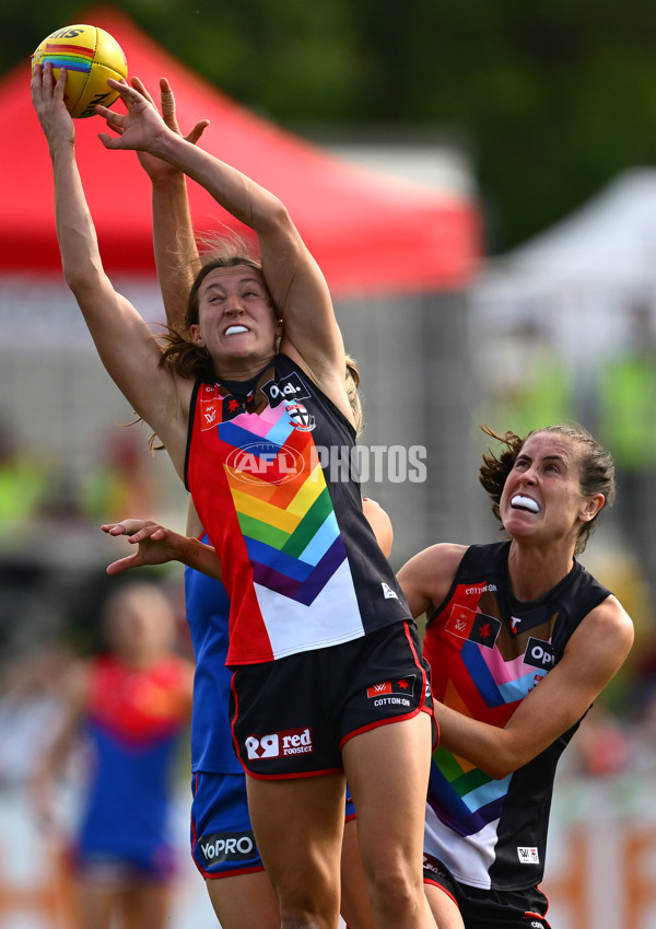 AFLW 2024 Round 07 - St Kilda v Melbourne - A-55278072