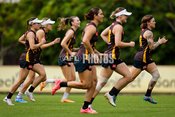 AFLW 2024 Training - Hawthorn 171024 - A-55323319