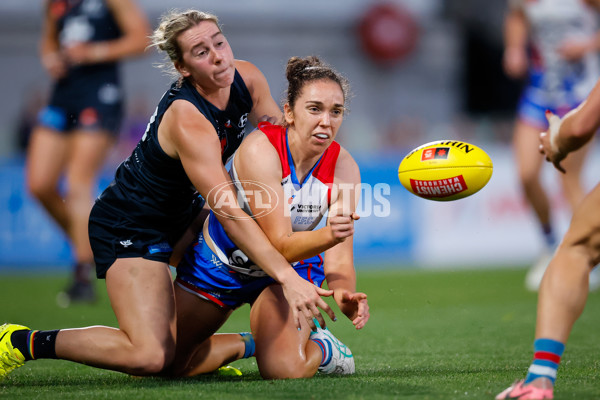 AFLW 2024 Round 08 - Carlton v Western Bulldogs - A-55326627