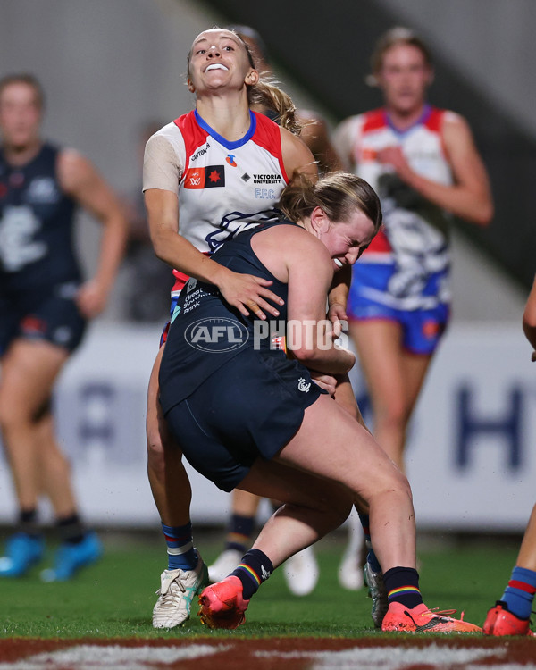 AFLW 2024 Round 08 - Carlton v Western Bulldogs - A-55329319