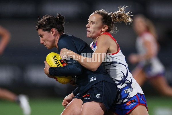 AFLW 2024 Round 08 - Carlton v Western Bulldogs - A-55329395