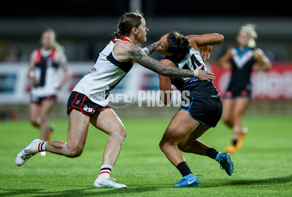 AFLW 2024 Round 08 - Port Adelaide v St Kilda - A-55336194