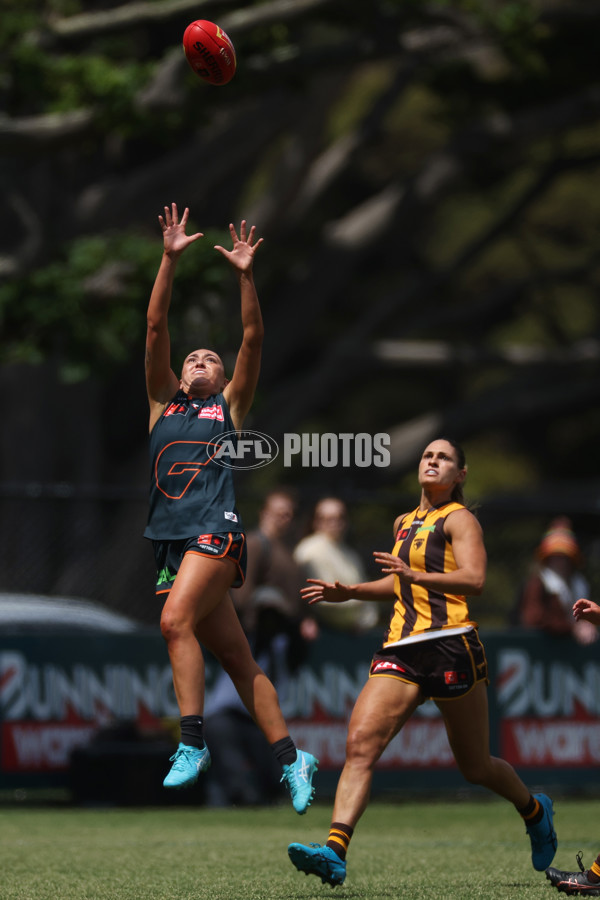 AFLW 2024 Round 08 - Hawthorn v GWS - A-55339694