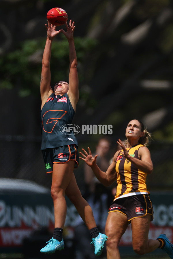 AFLW 2024 Round 08 - Hawthorn v GWS - A-55339697