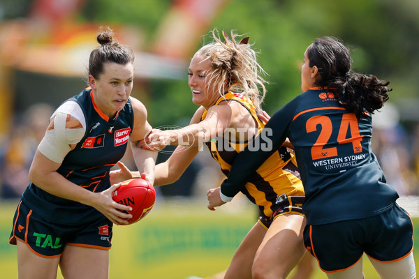 AFLW 2024 Round 08 - Hawthorn v GWS - A-55339780