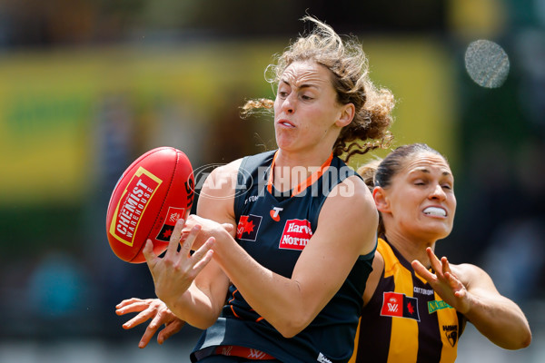 AFLW 2024 Round 08 - Hawthorn v GWS - A-55339790