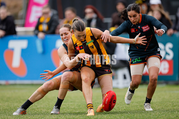 AFLW 2024 Round 08 - Hawthorn v GWS - A-55343066