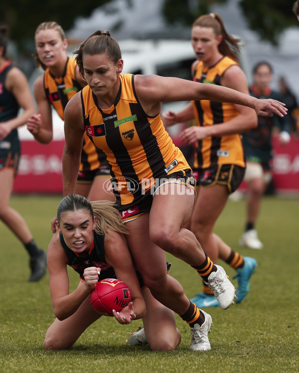 AFLW 2024 Round 08 - Hawthorn v GWS - A-55344399