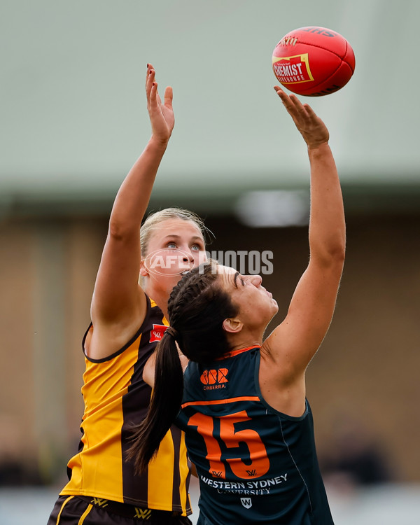 AFLW 2024 Round 08 - Hawthorn v GWS - A-55347019