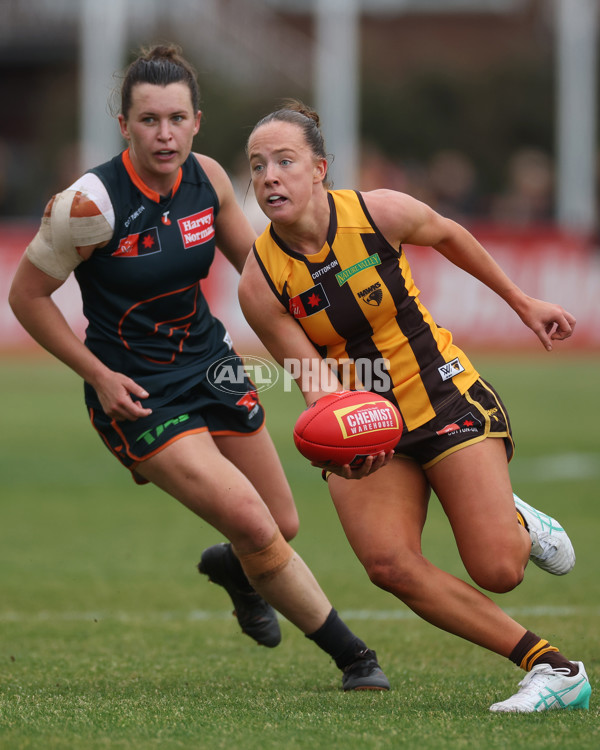 AFLW 2024 Round 08 - Hawthorn v GWS - A-55349450