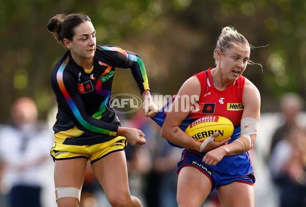 AFLW 2024 Round 08 - Melbourne v Richmond - A-55351682