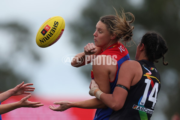 AFLW 2024 Round 08 - Melbourne v Richmond - A-55365011