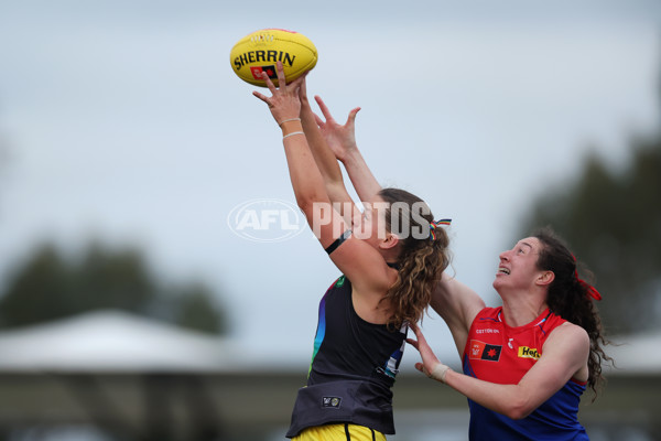 AFLW 2024 Round 08 - Melbourne v Richmond - A-55365057