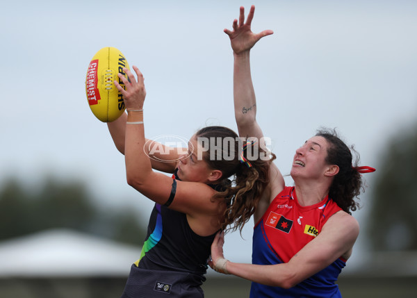 AFLW 2024 Round 08 - Melbourne v Richmond - A-55366304