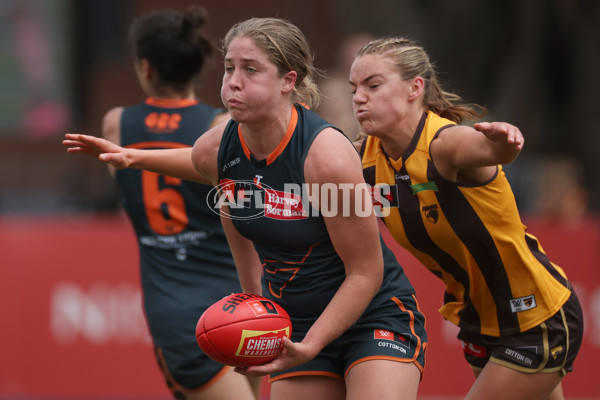 AFLW 2024 Round 08 - Hawthorn v GWS - A-55367742