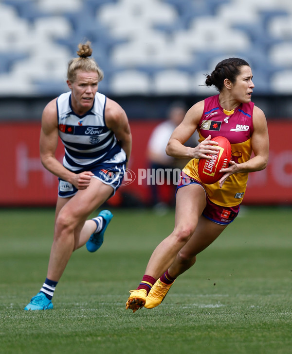 AFLW 2024 Round 08 - Geelong v Brisbane - A-55373128