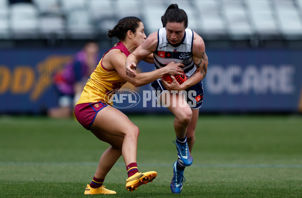 AFLW 2024 Round 08 - Geelong v Brisbane - A-55373148