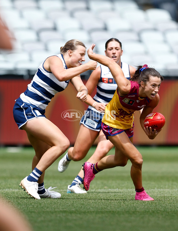 AFLW 2024 Round 08 - Geelong v Brisbane - A-55373698