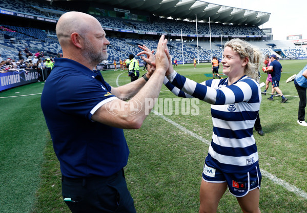 AFLW 2024 Round 08 - Geelong v Brisbane - A-55375921