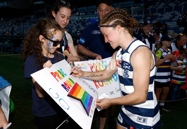 AFLW 2024 Round 08 - Geelong v Brisbane - A-55375923