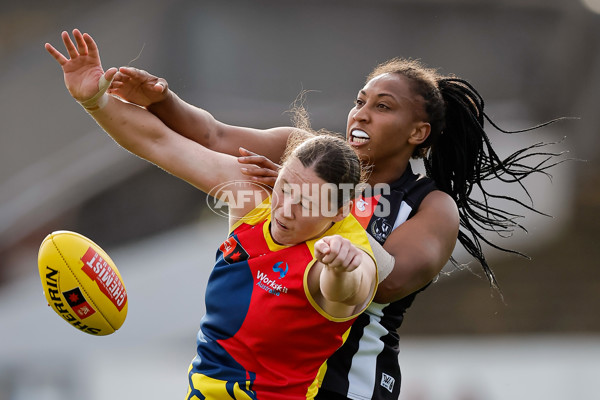 AFLW 2024 Round 08 - Collingwood v Adelaide - A-55383750