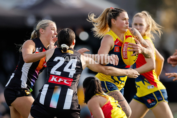 AFLW 2024 Round 08 - Collingwood v Adelaide - A-55387316